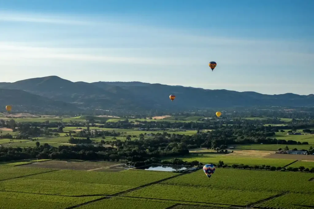 Napa Valley, California – A romantic honeymoon destination for couples.