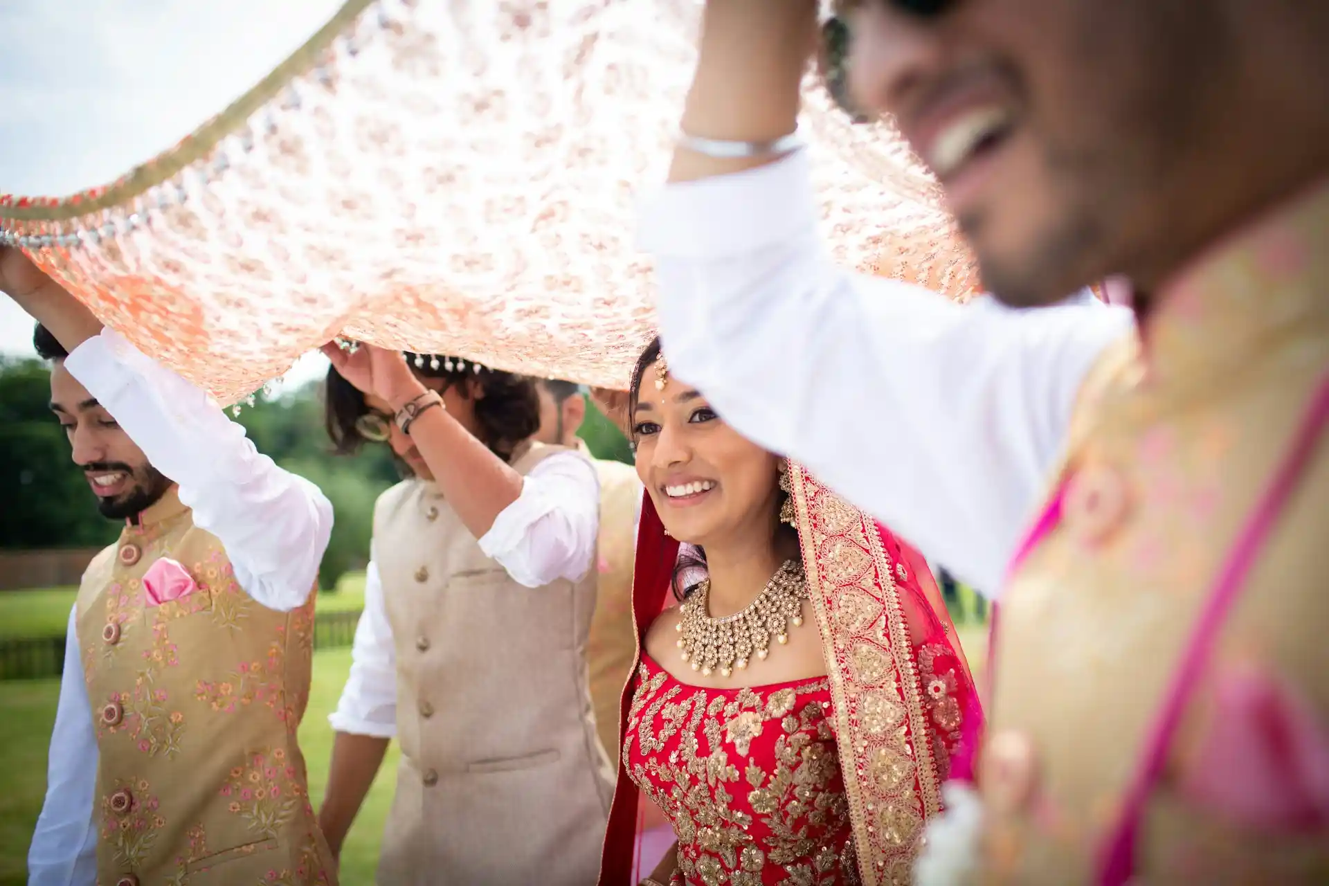 Traditional wedding ceremony with cultural attire and rituals from around the world.